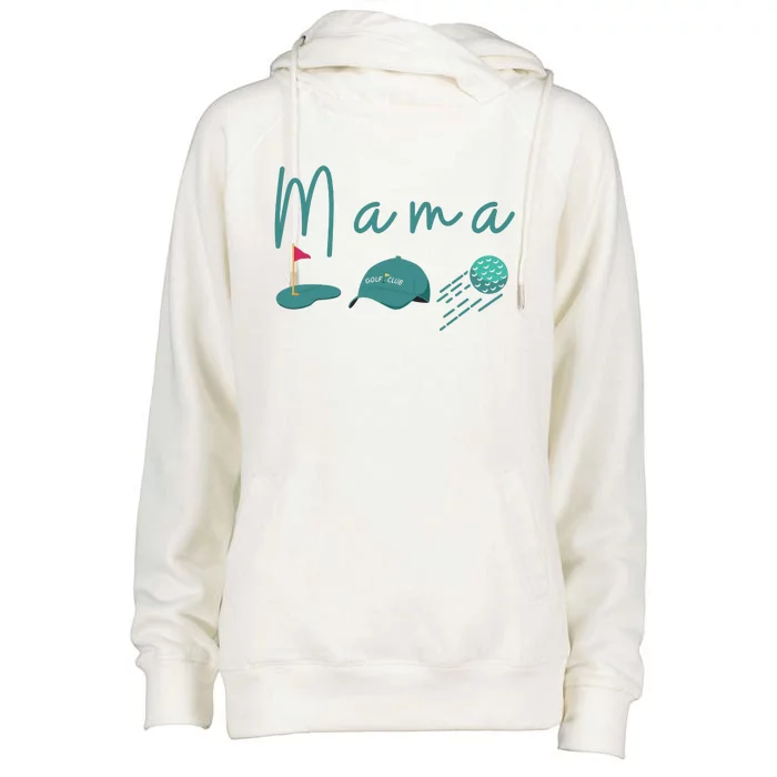 Golf Mom Par Tee Mom Womens Funnel Neck Pullover Hood