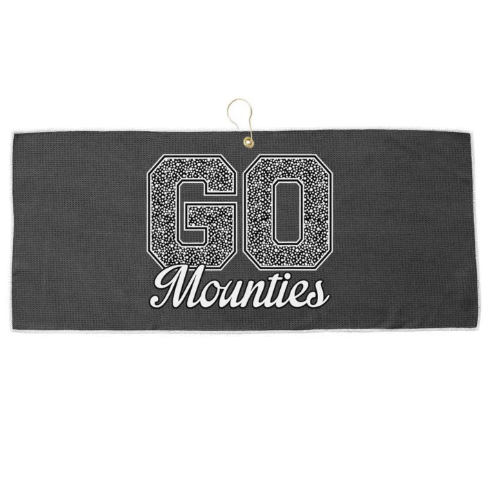 Go Mounties Pride Northwest Large Microfiber Waffle Golf Towel