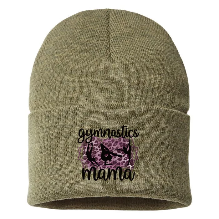 Gymnastics Mama Proud Gymnastics Mom Of A Gymnast Meaningful Gift Sustainable Knit Beanie