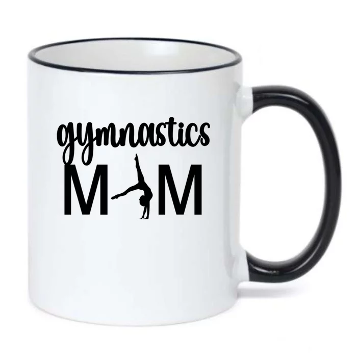 Gymnastics Mom Proud Gymnastics Mama Of A Gymnast Gift Black Color Changing Mug