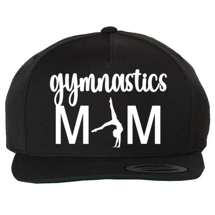 Gymnastics Mom Proud Gymnastics Mama Of A Gymnast Gift Wool Snapback Cap