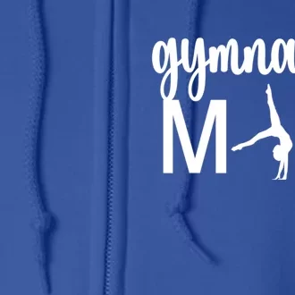 Gymnastics Mom Proud Gymnastics Mama Of A Gymnast Gift Full Zip Hoodie