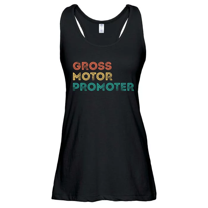 Gross Motor Promoter Pediatric Physical Therapy Funny PT Ladies Essential Flowy Tank