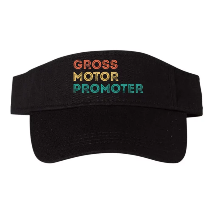 Gross Motor Promoter Pediatric Physical Therapy Funny PT Valucap Bio-Washed Visor