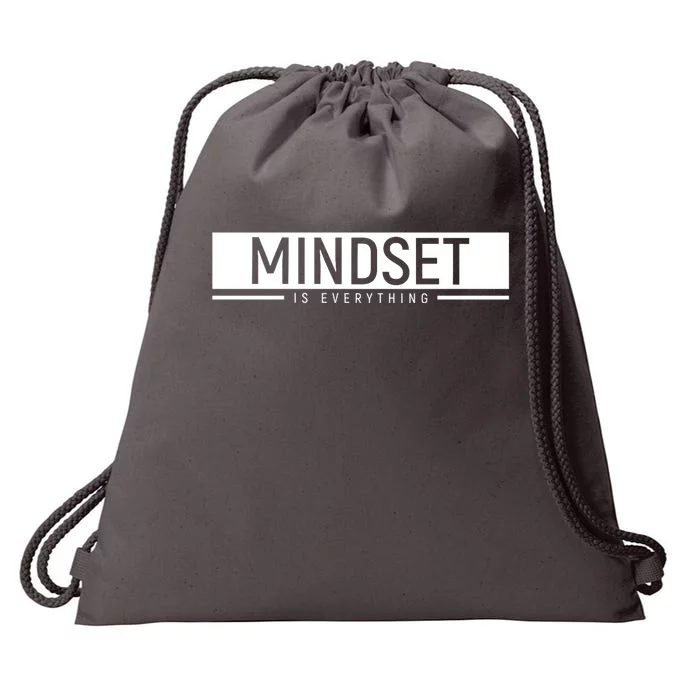 Growth Mindset Positive Uplifting Quote Motivational Workout Drawstring Bag