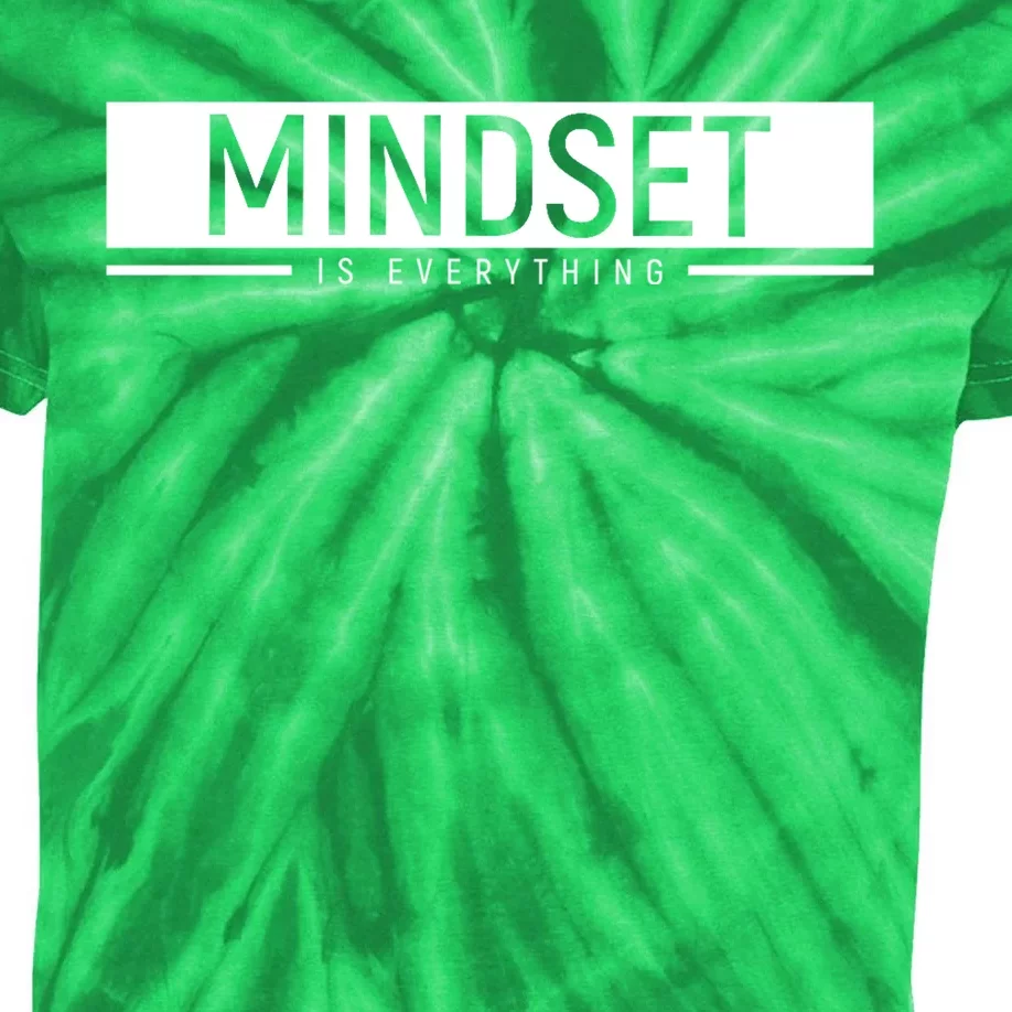 Growth Mindset Positive Uplifting Quote Motivational Workout Kids Tie-Dye T-Shirt