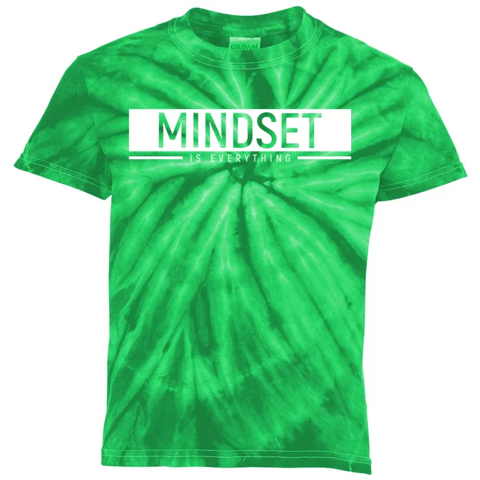 Growth Mindset Positive Uplifting Quote Motivational Workout Kids Tie-Dye T-Shirt