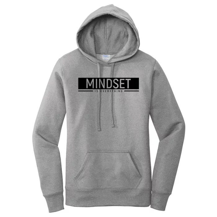 Growth Mindset Positive Uplifting Quote Motivational Workout Women's Pullover Hoodie