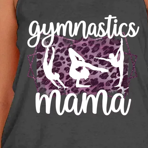 Gymnastics Mama Proud Gymnastics Mom Of A Gymnast Gift Women's Knotted Racerback Tank