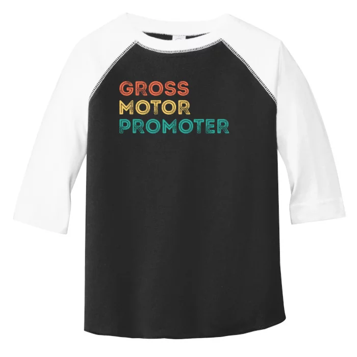 Gross Motor Promoter Pediatric Physical Therapy Funny PT Toddler Fine Jersey T-Shirt