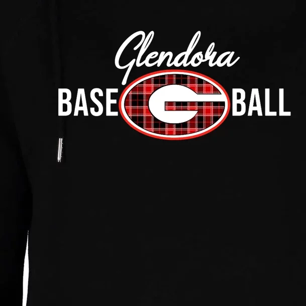 Glendora Mom Pride Sports Mama Vintage Womens Funnel Neck Pullover Hood