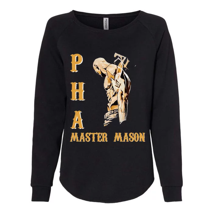 Greats Mason Prince Hall PHA Master Mason Fathers Day Gift Womens California Wash Sweatshirt