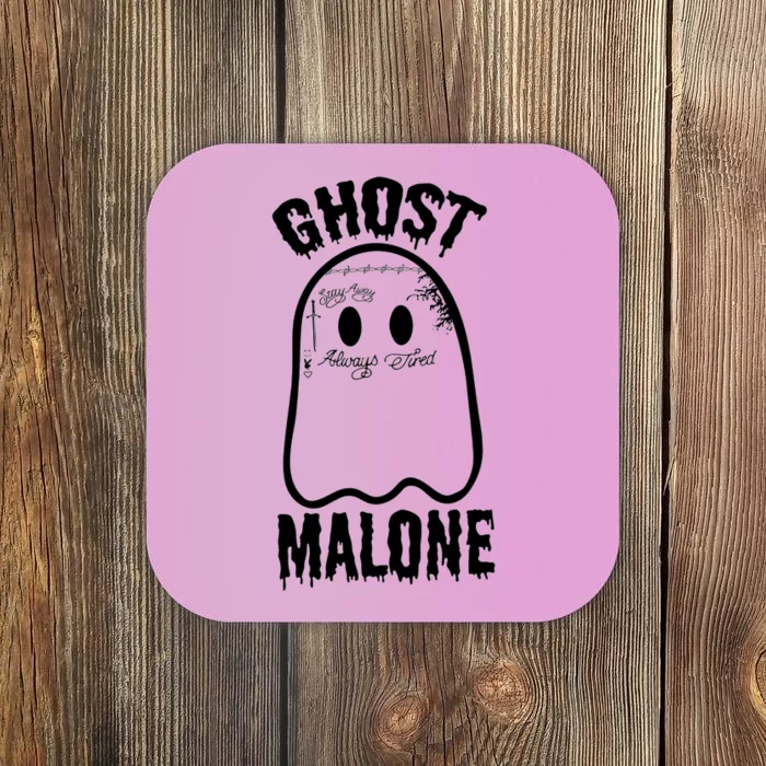 Ghost Malone Post Malone Funny Ghost Halloween Coaster