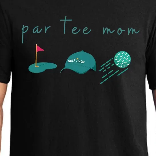 Golf Mom Par Tee Mom Mama Golf Lover Golfer Pajama Set