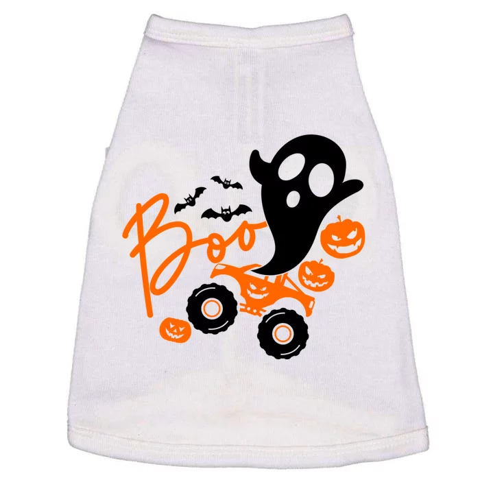 Ghost Monster Pumpkin Truck Rider Boo Halloween Pumpkin Gift Doggie Tank