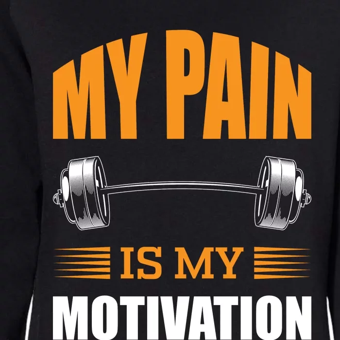 Gym Motivation Quote Womens California Wash Sweatshirt