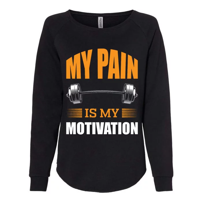 Gym Motivation Quote Womens California Wash Sweatshirt