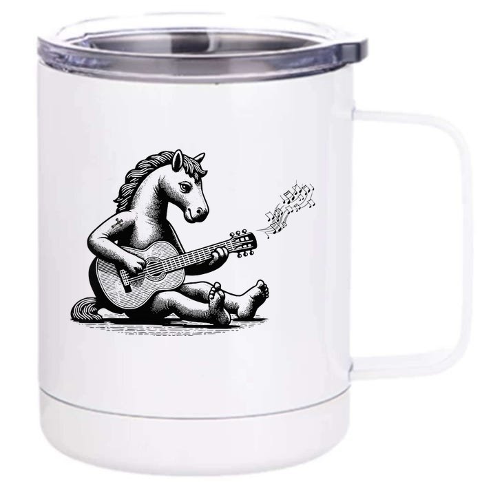 Garry Michael Rehn Memorial Initials Front Horse Back Front & Back 12oz Stainless Steel Tumbler Cup