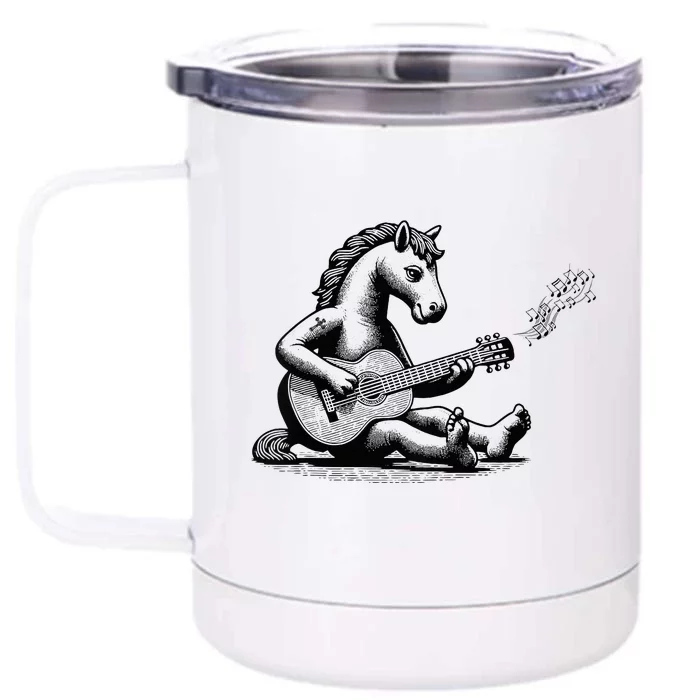 Garry Michael Rehn Memorial Initials Front Horse Back Front & Back 12oz Stainless Steel Tumbler Cup