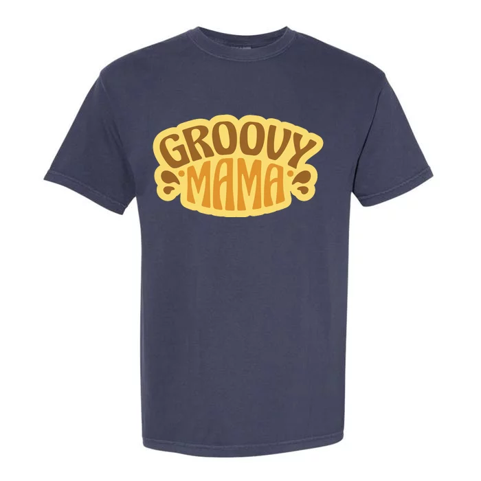 Groovy Mama Retro Garment-Dyed Heavyweight T-Shirt