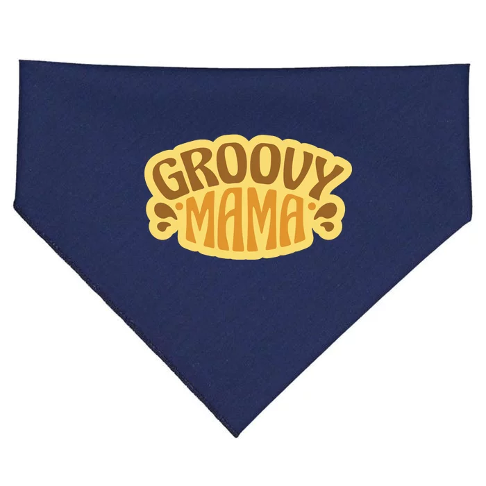 Groovy Mama Retro USA-Made Doggie Bandana