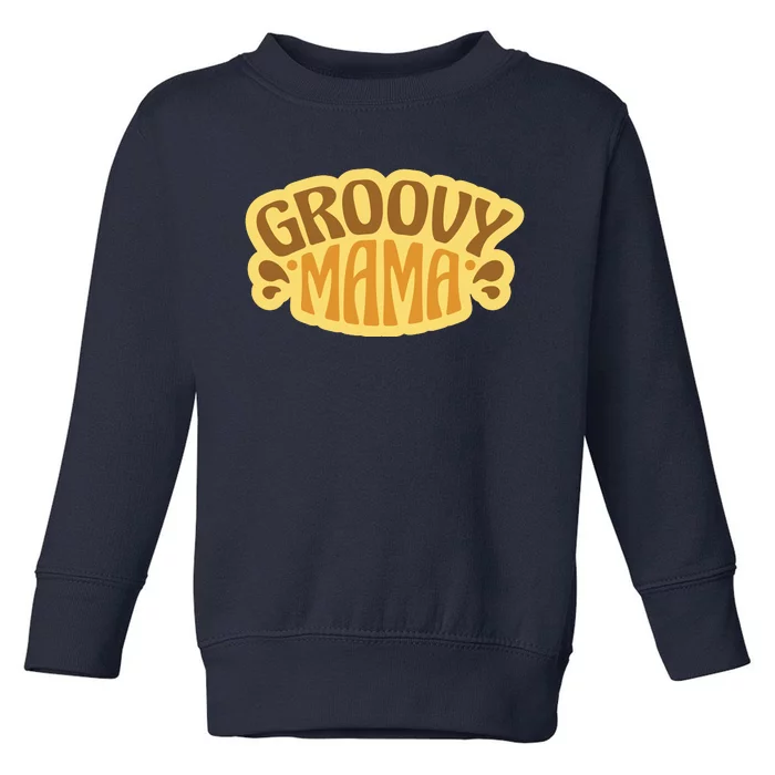 Groovy Mama Retro Toddler Sweatshirt