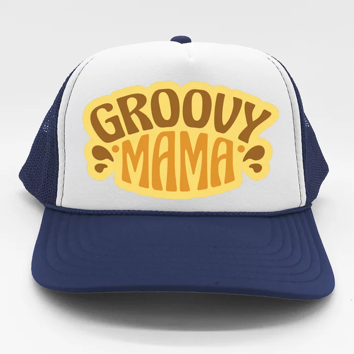 Groovy Mama Retro Trucker Hat