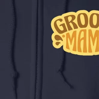 Groovy Mama Retro Full Zip Hoodie