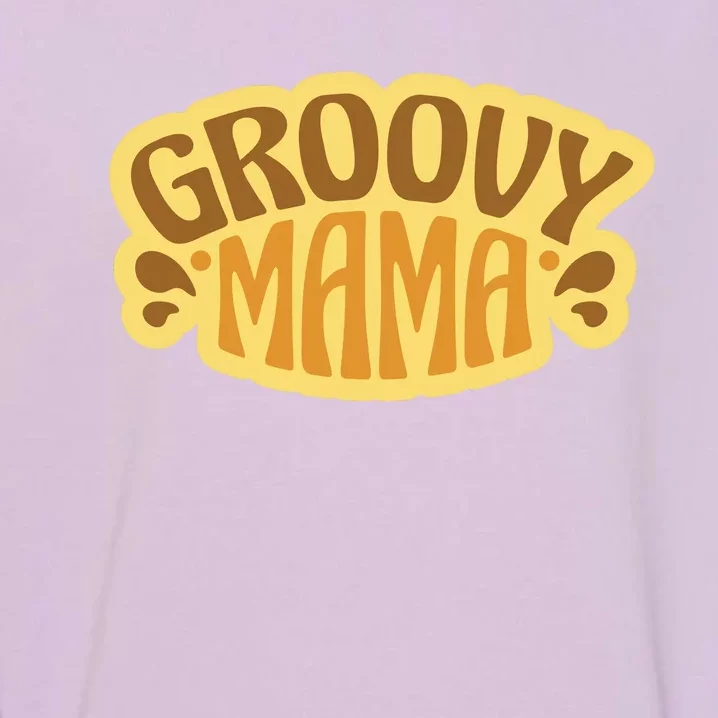 Groovy Mama Retro Garment-Dyed Sweatshirt