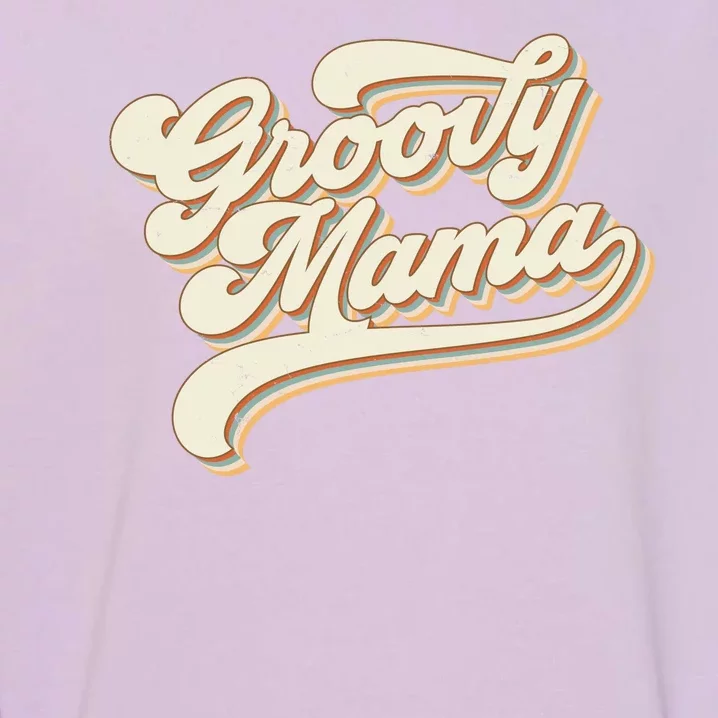 Groovy Mama Retro Cute Gift Garment-Dyed Sweatshirt