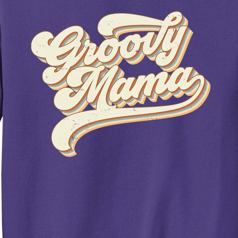 Groovy Mama Retro Cute Gift Sweatshirt