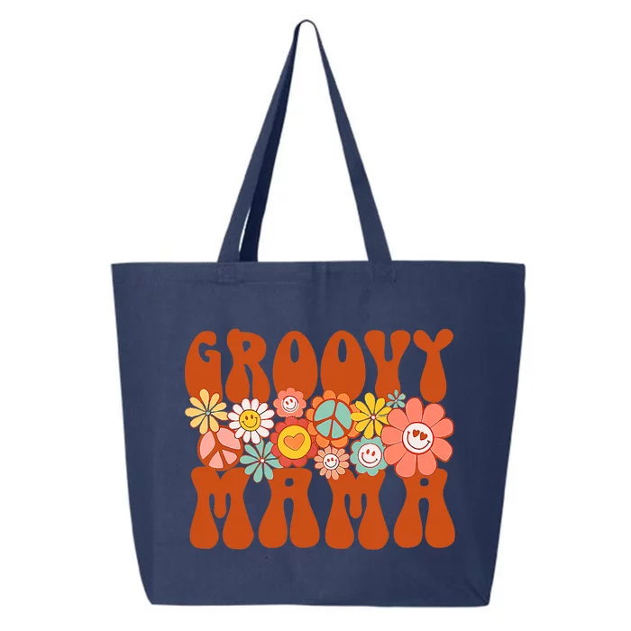 Groovy Mama Retro Matching Family Baby Shower Mother's Day 25L Jumbo Tote