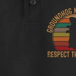 Groundhog Meteorology Respect The Shadow Gift Groundhog Day Dry Zone Grid Performance Polo