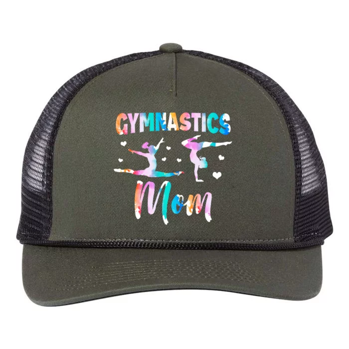 Gymnast Mom Rhythmic Gymnastics Mother Gymnastics Mom Gift Retro Rope Trucker Hat Cap