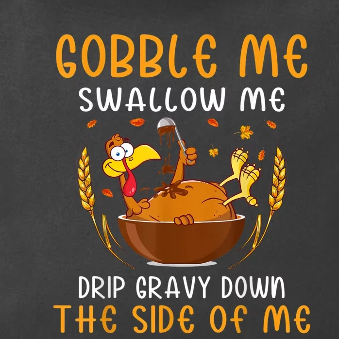 Gobble Me Swallow Me Turkey For Thanksgiving Zip Tote Bag