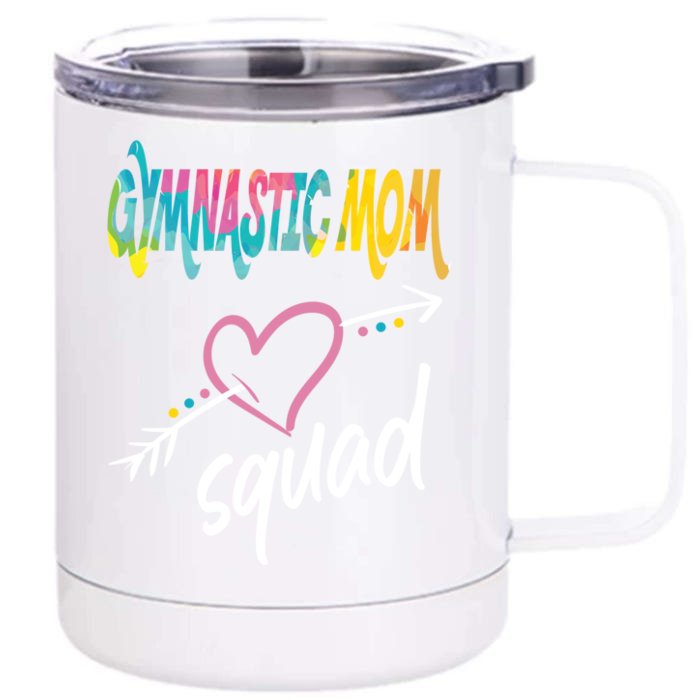 Gymnastic Mom Squad Gymnast Mom Great Gift Front & Back 12oz Stainless Steel Tumbler Cup