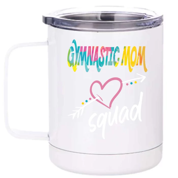 Gymnastic Mom Squad Gymnast Mom Great Gift Front & Back 12oz Stainless Steel Tumbler Cup