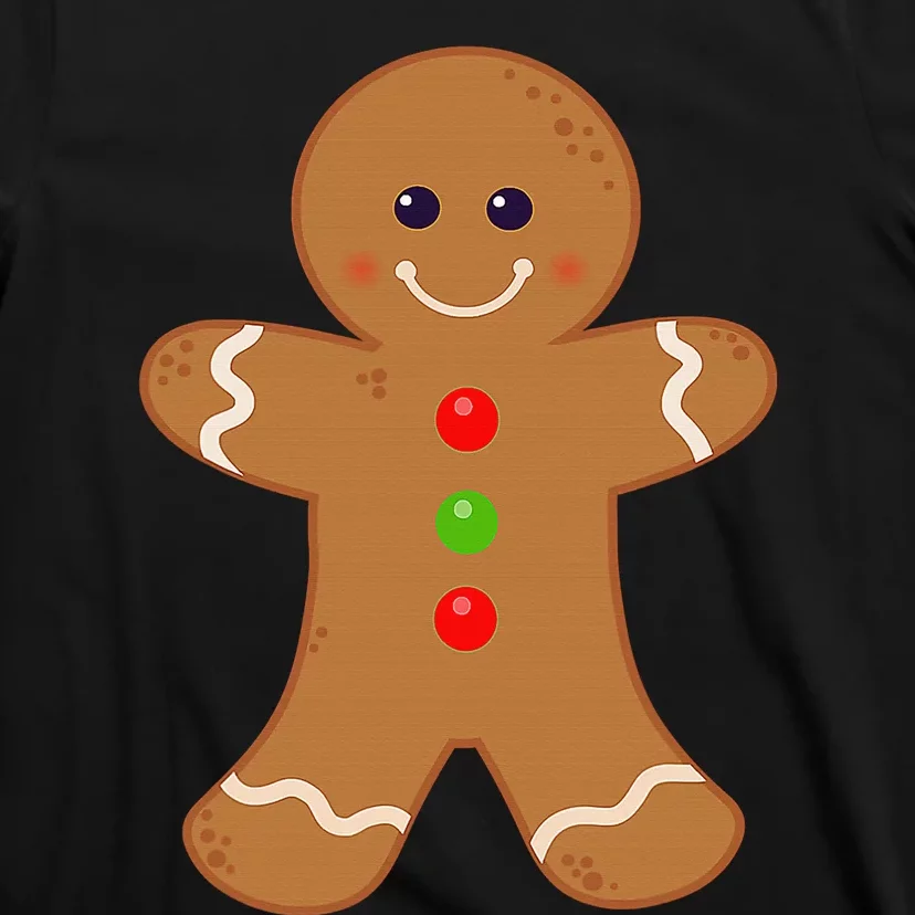 Gingerbread Man Shirt Christmas Cookie Baking Holiday T-Shirt