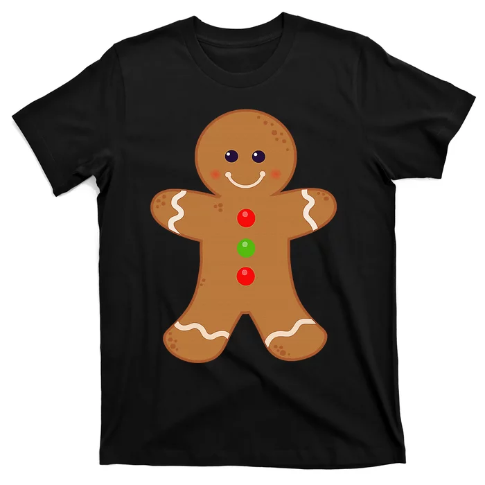 Gingerbread Man Shirt Christmas Cookie Baking Holiday T-Shirt