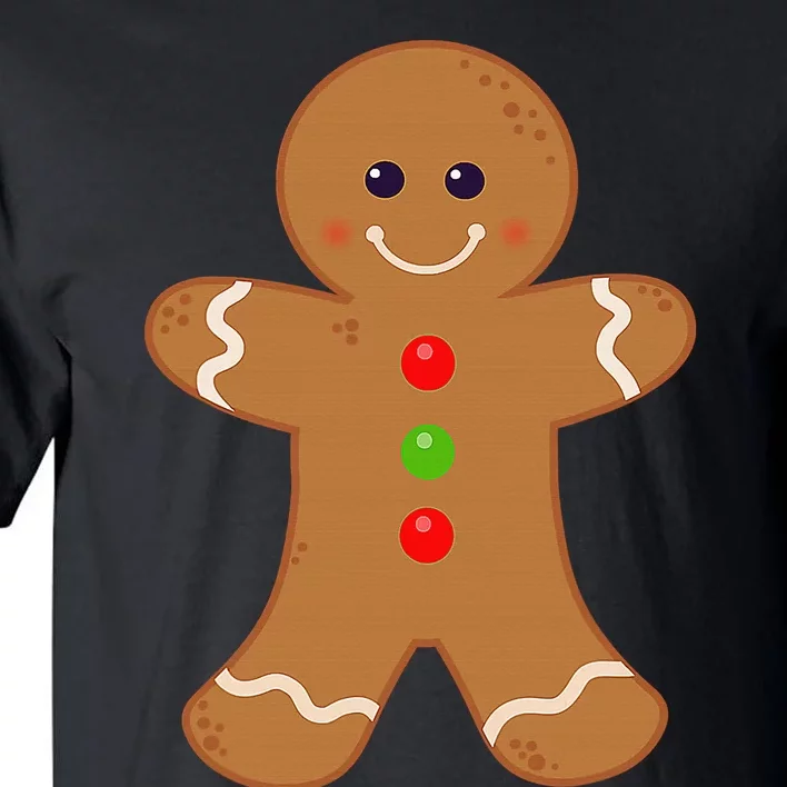 Gingerbread Man Shirt Christmas Cookie Baking Holiday Tall T-Shirt