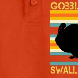 Gobble Me Swallow Me Funny Turkey Dry Zone Grid Performance Polo