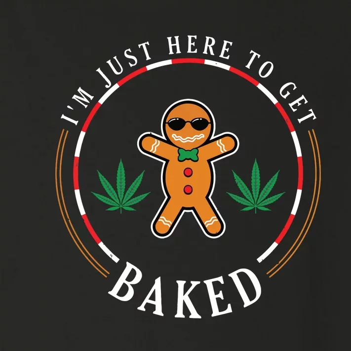 Gingerbread Man Smoking Weed Cannabis Marijuana Christmas Toddler Long Sleeve Shirt