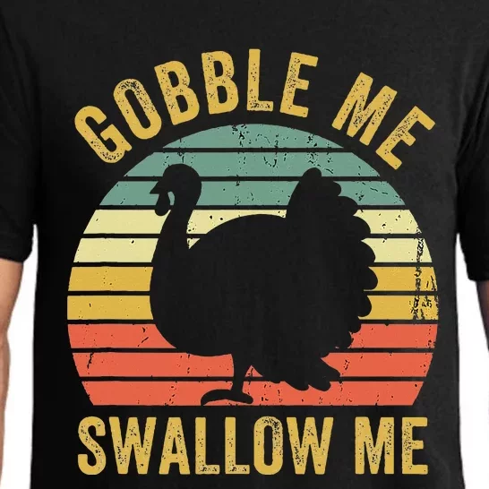 Gobble Me Swallow Thanksgiving Feast Pajama Set