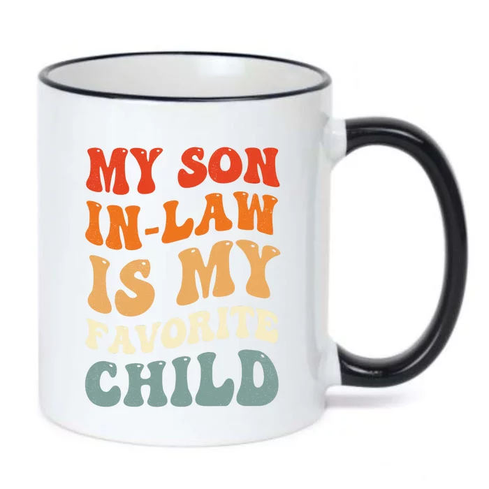 Groovy My Son In Law Is My Favorite Child Son In Law Funny Black Color Changing Mug