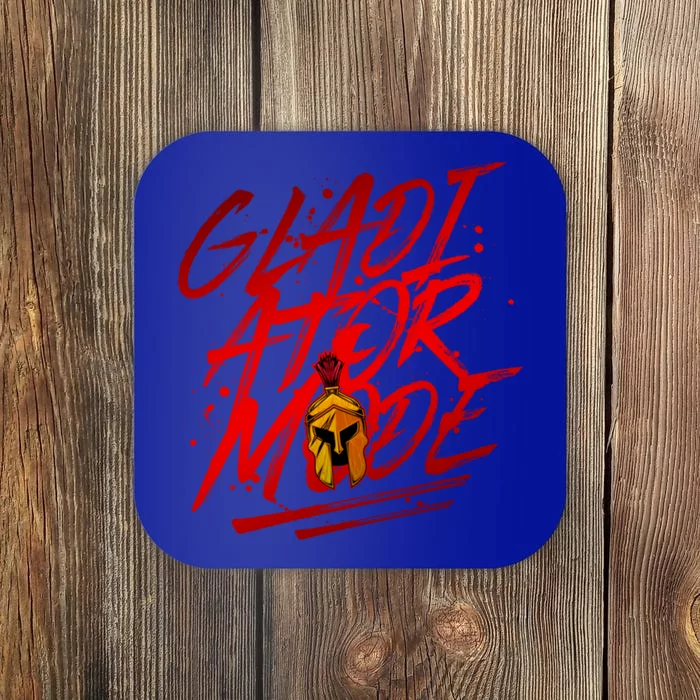 Gladiator Mode Spartan Beast Workout Gym Boxing Mma Gift Coaster