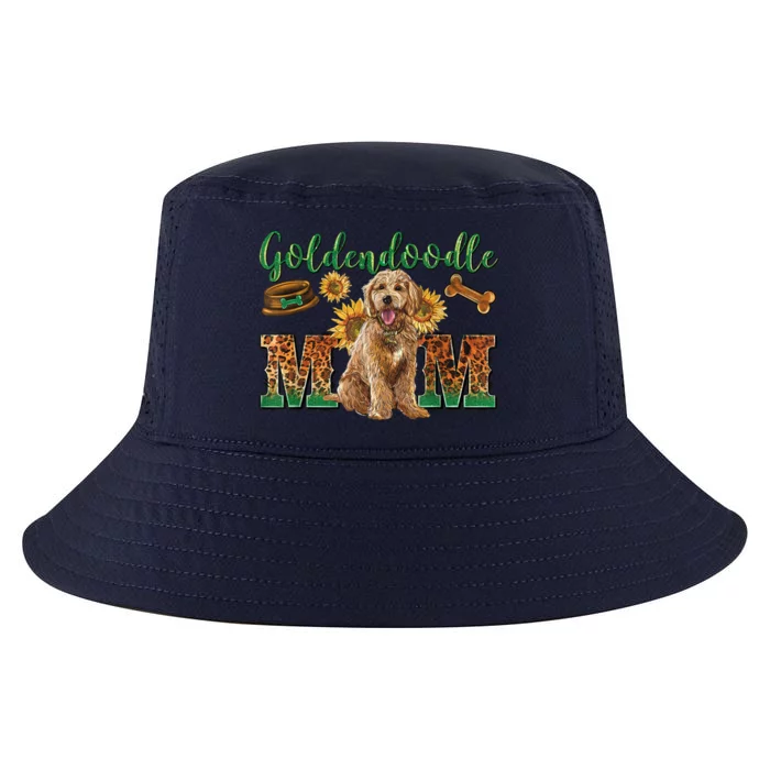 Goldendoodle Mom Sunflowers Goldendoodle Lovers Cool Comfort Performance Bucket Hat