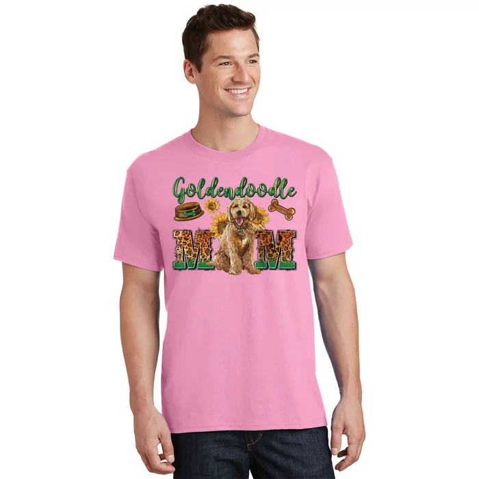 Goldendoodle Mom Sunflowers Goldendoodle Lovers T-Shirt