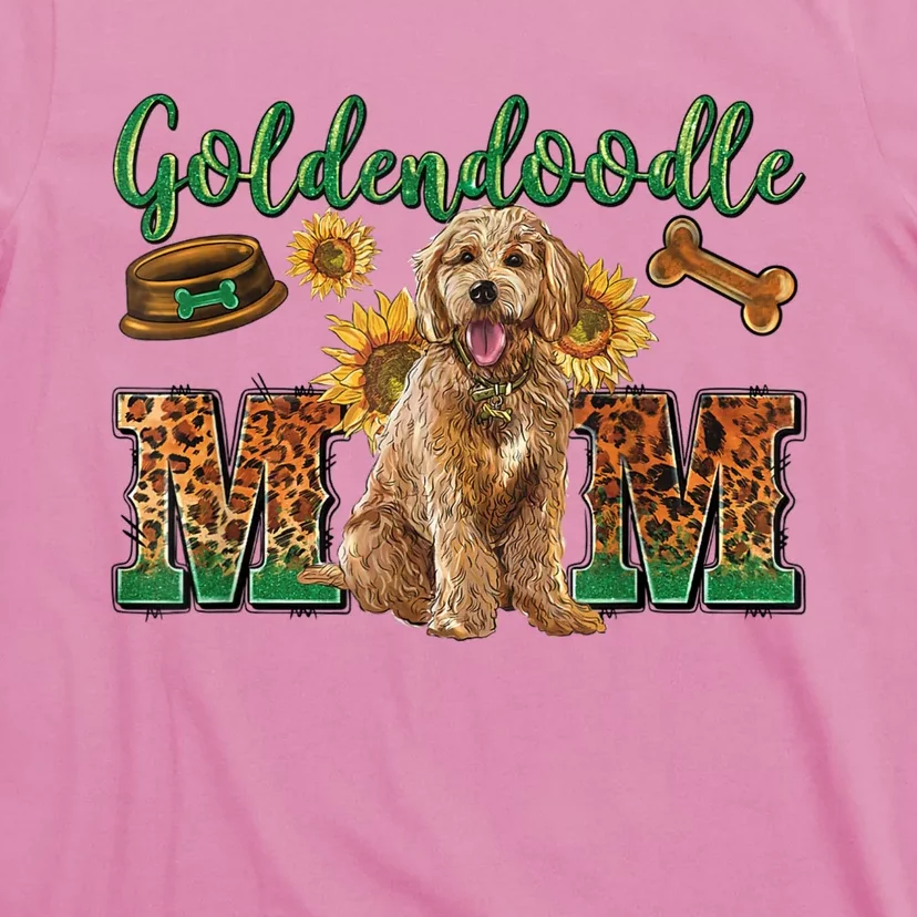 Goldendoodle Mom Sunflowers Goldendoodle Lovers T-Shirt