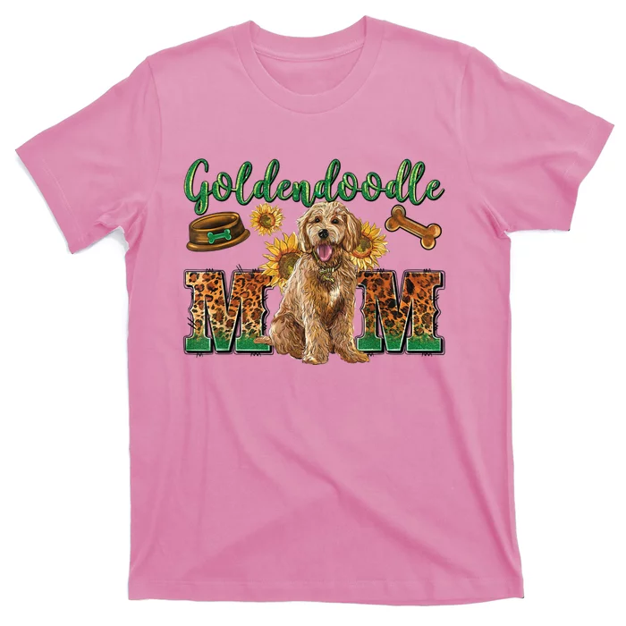 Goldendoodle Mom Sunflowers Goldendoodle Lovers T-Shirt