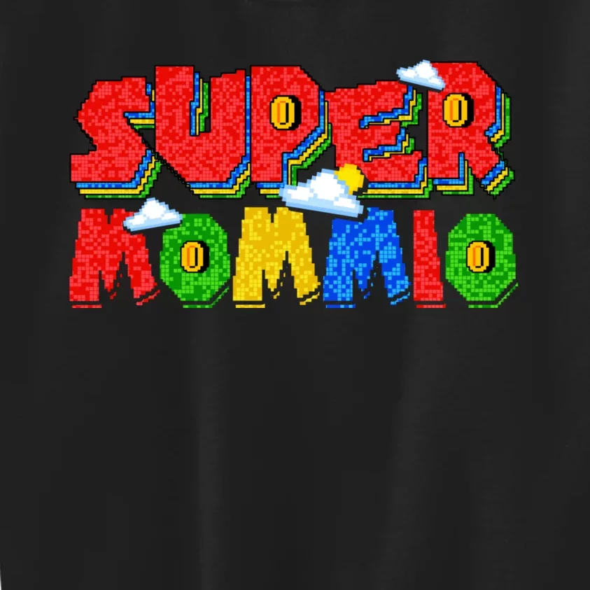 Gamer Mommio Super Mom Mothers Day Funny Gift From Son Daughter Kids Sweatshirt